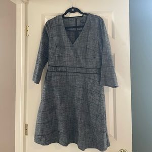 Banana Republic Gray Midi Dress